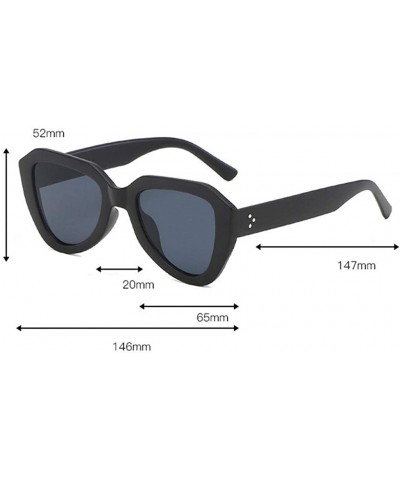 Retro Polarized Sunglasses Man Women Sunglasses Classic Oversized Sunglasses - Black - CY18TM5TTM9 $5.01 Wrap