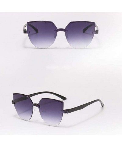 Classic Sunglasses Square Sunglasses Polarized Sunglasses Semi Rimless Frame Sun Glasses Retro Sun Glasses - F - CI19074NSYL ...