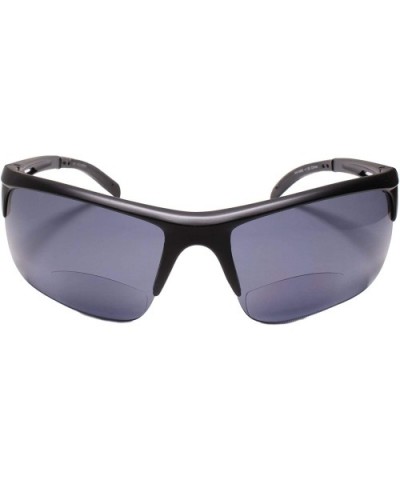 Motorcycle Riding Biker Wrap Sports Matte Black Bifocal 3.00 Reading Sunglasses - CO195D4ZAZH $9.65 Sport