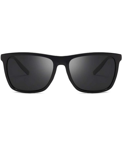 Square Polarizing Sun Glasses Men Polarized Sunglasses Elasticity Frame Women Er Sunglases Man - Dark Green - CT199CSO99X $13...