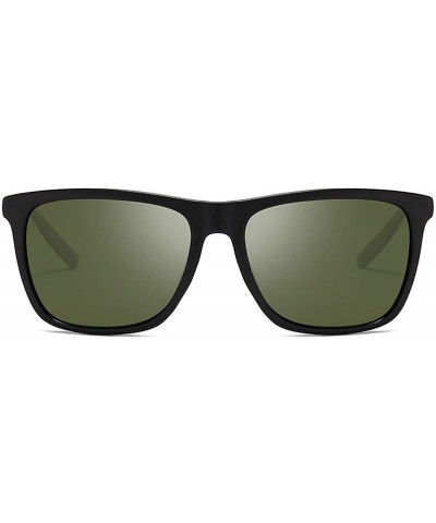 Square Polarizing Sun Glasses Men Polarized Sunglasses Elasticity Frame Women Er Sunglases Man - Dark Green - CT199CSO99X $13...