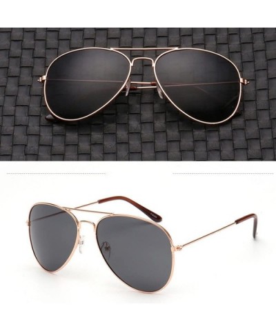 Women Men Sunglasses Retro Glasses Unisex Holiday Casual Fashion Vintage Oversize Metal Frame Gradient Eyewear - CU196N5L5XY ...