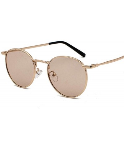 Fashion Men Women Luxury Vintage Mirrors Sun Glasses Retro Classic Metal Lenses Round Polarized Sunglasses - 1 - CA198ZOEY5L ...