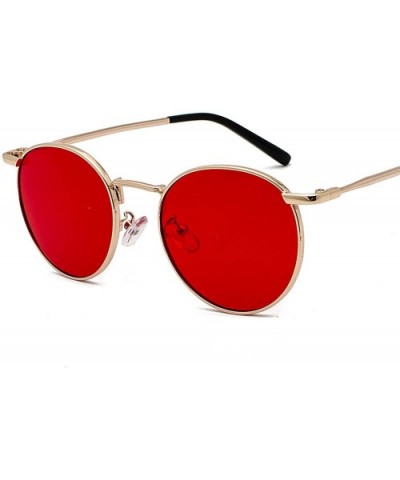 Fashion Men Women Luxury Vintage Mirrors Sun Glasses Retro Classic Metal Lenses Round Polarized Sunglasses - 1 - CA198ZOEY5L ...