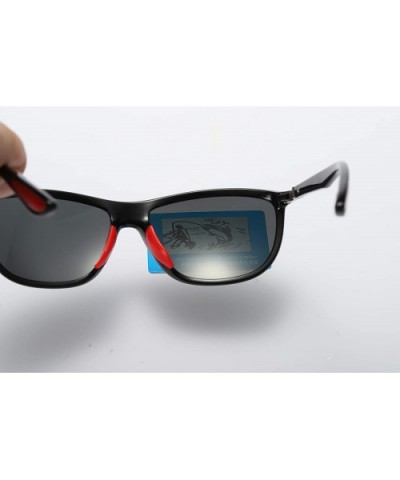 Polarized Sunglasses Protection Eyeglasses - Black - CI18TZK52Q8 $20.70 Sport