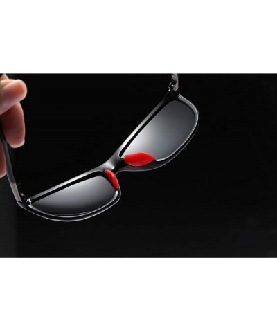 Polarized Sunglasses Protection Eyeglasses - Black - CI18TZK52Q8 $20.70 Sport