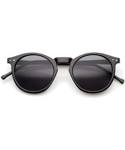 Retro Round Sunglasses P3 keyhole Black Sunglasses Thin Frame - C911GCR0CE1 $6.22 Round