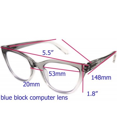 1 Flexlite Uv Protection - Anti Blue Rays Harmful Glare Computer Eyewear Glasses - BLUE BLOCKING - CT198DDKNRR $15.08 Oval