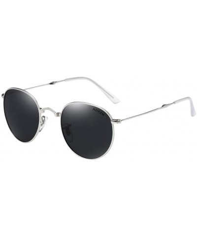 Polarized Sunglasses for Men Folding Sunglasses- Potable Eyewear Sun Glasses for Outdoor - Black - CC18X8M9TZ2 $7.81 Round