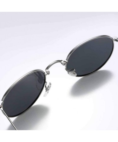 Polarized Sunglasses for Men Folding Sunglasses- Potable Eyewear Sun Glasses for Outdoor - Black - CC18X8M9TZ2 $7.81 Round