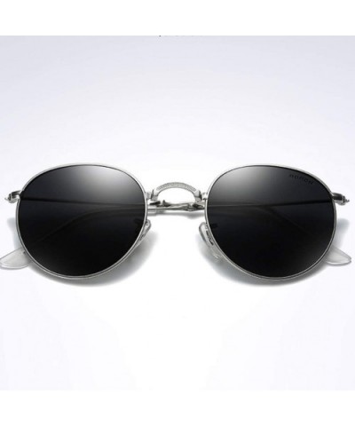 Polarized Sunglasses for Men Folding Sunglasses- Potable Eyewear Sun Glasses for Outdoor - Black - CC18X8M9TZ2 $7.81 Round