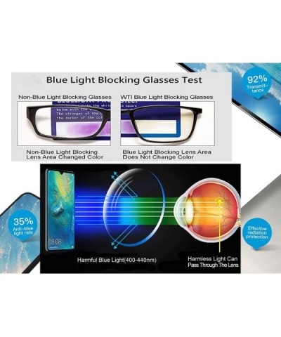 1 Flexlite Uv Protection - Anti Blue Rays Harmful Glare Computer Eyewear Glasses - BLUE BLOCKING - CT198DDKNRR $15.08 Oval