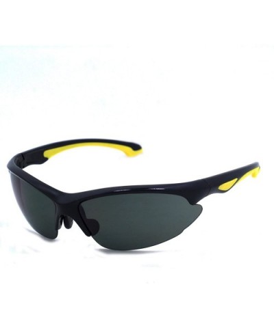 Polarized Designer Fashion Sports Sunglasses for Baseball Cycling Fishing Golf Tr90 Superlight Frame - Black - C9186TCZL3O $1...