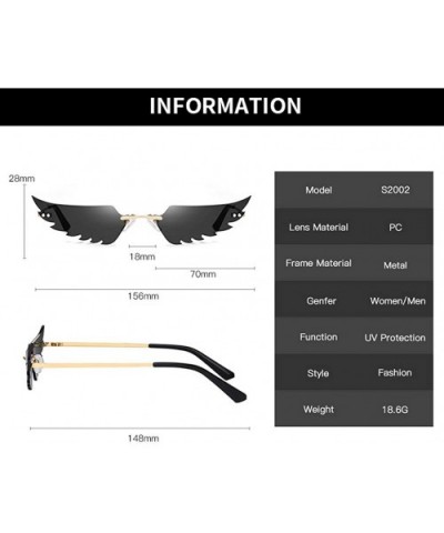 Fashion Irregular Glasses Classic Vintage Design Style Sunglasses Resin Lens Sunglasses - Unisex - Black - CD199Y6CO5G $12.10...