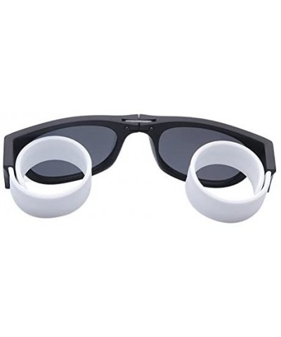 Slap on Folding Stay on Sunglasses. Wrap Around for Driving - and Action Sports - White - CS17Z29I749 $9.71 Sport