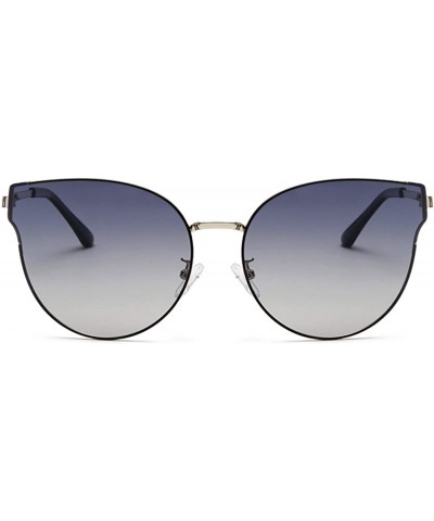 Men and women fashion retro cat eyes round frame UV sunglasses prom mirror party travel - Silver - C018SAM6C0A $21.84 Round