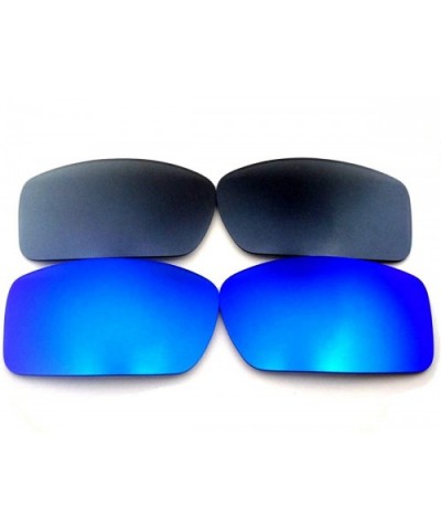 Replacement Lenses for Oakley Gascan Blue&Gray Color Polarized 2 Pairs-FREE S&H. - Blue&gray - C3120YGMA67 $9.29 Oversized