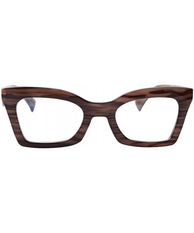 Anti-Blue Blocker Light Butterfly Readers Cateye Reading Glasses - Anti Blue -Wood Grain - C118ZKG4TZQ $9.12 Butterfly