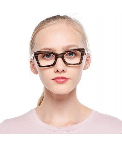 Anti-Blue Blocker Light Butterfly Readers Cateye Reading Glasses - Anti Blue -Wood Grain - C118ZKG4TZQ $9.12 Butterfly