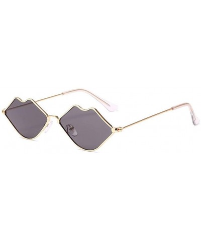 Sexy Lips Sunglasses-Small Frame Retro Sun Glasses-Polarized Eyewear For Women - A - C2190ECYC4D $33.97 Sport