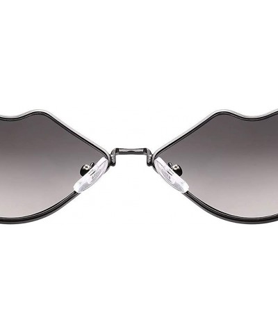 Sexy Lips Sunglasses-Small Frame Retro Sun Glasses-Polarized Eyewear For Women - A - C2190ECYC4D $33.97 Sport