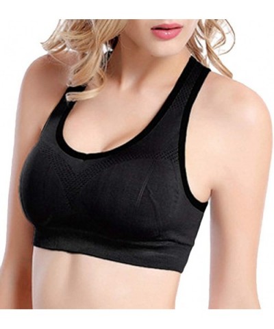 Air Permeable Cooling Summer Sport Yoga Wireless Bra - B-multicolor - CL18UR72REW $17.98 Sport