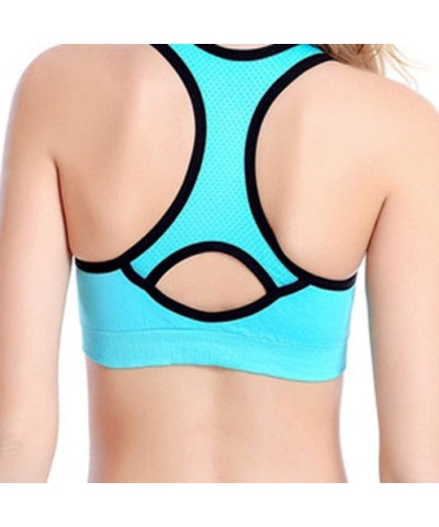 Air Permeable Cooling Summer Sport Yoga Wireless Bra - B-multicolor - CL18UR72REW $17.98 Sport