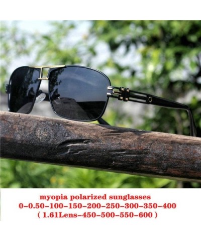 New Polarized Sunglasses Men Driving Eyewear Sport Myopia Sunglasses Male Square Optical Sunglasses - C518YXM6XNH $16.73 Sport