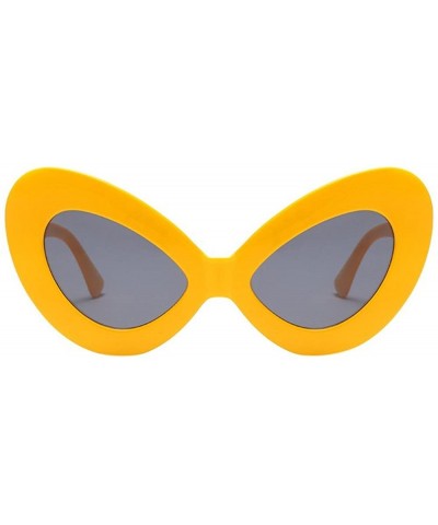 Sunglasses Oval Goggles Polarized Eyeglasses Glasses Eyewear - Orange - CZ18QRT088C $10.19 Oval