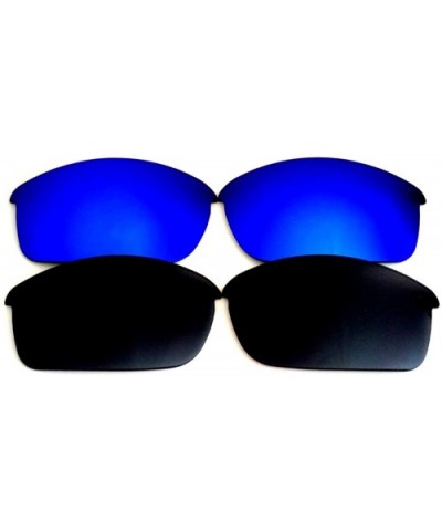 Replacement Lenses Flak Jacket Black&Blue&Green Color 3 Pairs-FREE S&H. - Black&blue - CF129XA0QJD $9.20 Oversized