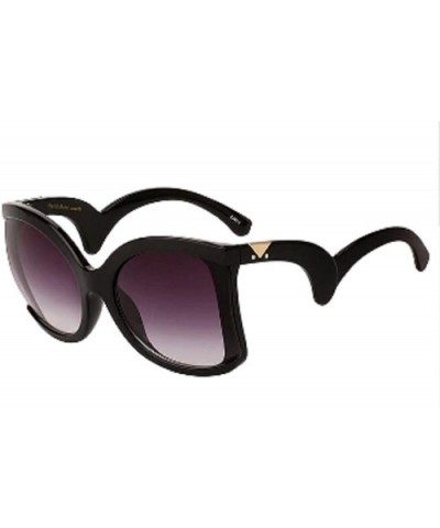 Ladies Square Sunglasses Women Luxury Brand Design Oversize Shades Female Gradient Lens Sun Glasses Big Frame - CT18NLCKHUY $...