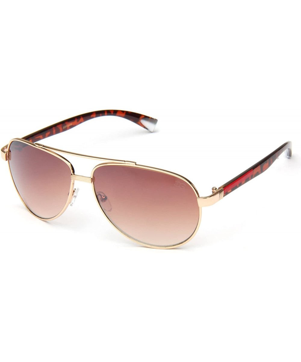 Fashion Oval Unique Style Colored Temple Sunglasses - Tortoise - CQ119VZAT8T $7.12 Oval