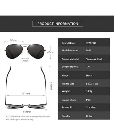 Fashion Polarized Sun- UV Protective Aviator - C11 - CR19705CCQE $29.41 Aviator