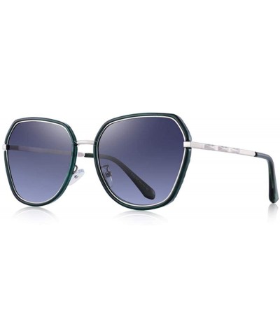 DESIGN Fashion Women Cat Eye Polarized Sunglasses Ladies Luxury Brand C01 Black - C05 Green - CU18XE9IYY6 $8.95 Cat Eye