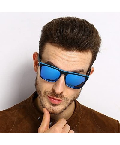 Genuine sports sunglasses 100% Polarized and UV400 unisex - 5 - CS18EU3OHUH $8.66 Square