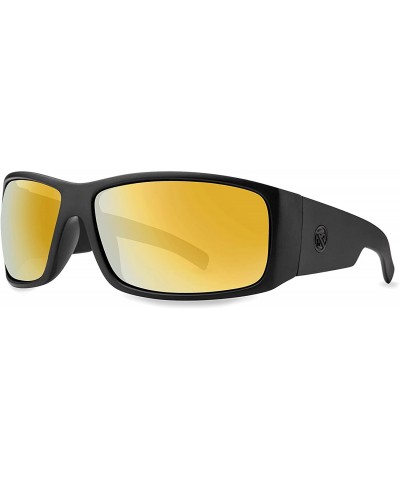 Factory Polarized Sunglasses Matte Black Unisex - CB182ZT0W72 $51.89 Wrap