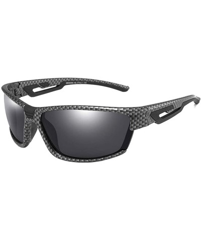 Men Sports Sunglasses Ultra Light Polarized PC Frame UV 400 Protection for Outdoor - Blackb - CV18TKKS3ZU $42.44 Sport