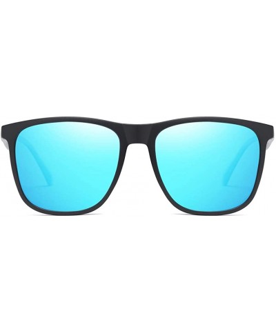 Unisex Polarized Sunglasses for Men/Women UV400 Protection Lenses TR+Aluminum Frame TR3333 - Blue - CP197H600XX $5.75 Aviator