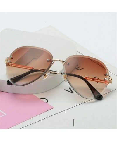 Design Vintage RimlPilot Sunglasses Women Men Retro Cutting Lens Gradient Sun Glasses UV400 - Blue Pink - C8197Y7A4GS $15.28 ...