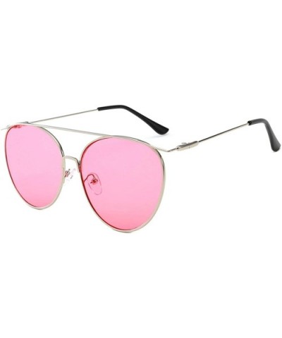 Vintage Classic Retro Sunglasses for Women Metal PC UV400 Sunglasses - Pink - CJ18SAREWX5 $17.14 Sport