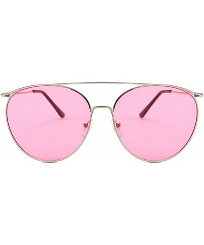 Vintage Classic Retro Sunglasses for Women Metal PC UV400 Sunglasses - Pink - CJ18SAREWX5 $17.14 Sport