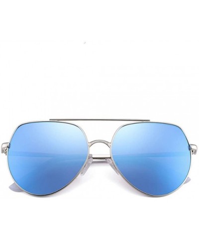 Women Luxury Cat Eye Sunglasses Alloy Frame Driving Sun Glasses For men women - Blue - CZ18WD74GNX $10.16 Sport