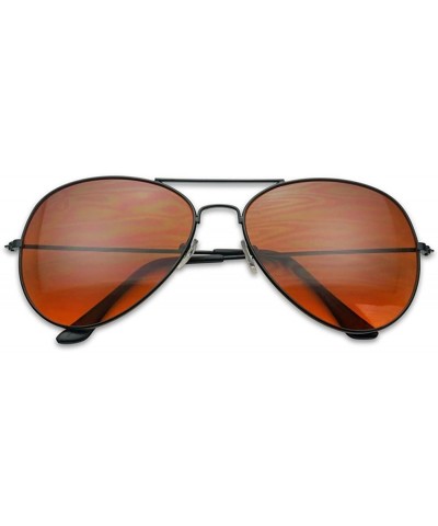 Classic Aviator Sunglasses Metal Frame Color Therapy Tinted Lens Eyeglasses - C918HSDOG96 $6.92 Aviator