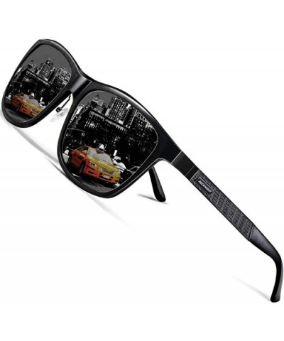 HD Polarized Al-Mg Metal Driving UV400 Protection Sunglasses for Men Women Outdoor Sunglasses for Medium&Big Head - CE18HN7W2...