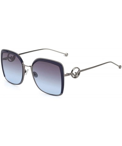 Sunglasses big frame eyebrow sunglasses - fashion sunglasses ladies - B - CO18S97TYQ0 $45.21 Aviator