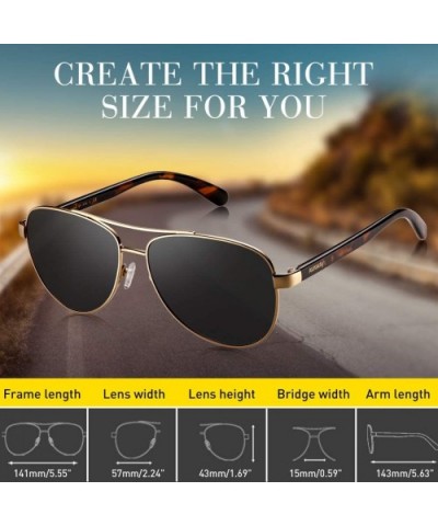 Women's Polarized Sunglasses 100% UV Protection Eyewear for Driving Golf Casual Fashion - Gray Lens - CG194X3KTTS $10.73 Over...