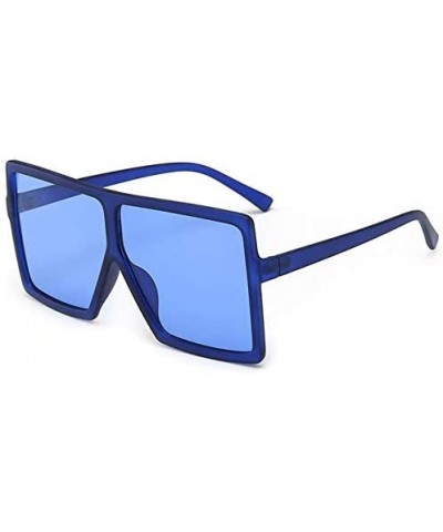 Vintage Sunglasses Oversize blueyellow - C18 Blue - CR1992283HI $33.27 Goggle
