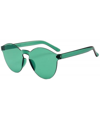 Sunglasses for Women Vintage Round Polarized - Fashion UV Protection Sunglasses for Party - Ha_green - C6194AAWSTZ $11.69 Round