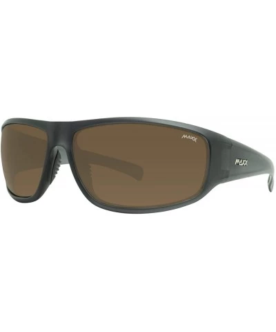 Major Sport Golf Motorcycle Riding Sunglasses Gray with Polarized Brown Lens - CR1967UAEUY $13.60 Sport