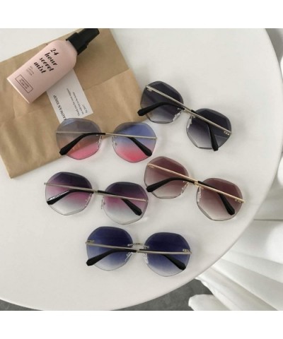 Newest Cool Polygon Shaped N Fashion Women's Ocean Sheet UV Protection Eyewear Sun Glasses UV400 - 6 - CA19859X3CE $12.34 Goggle